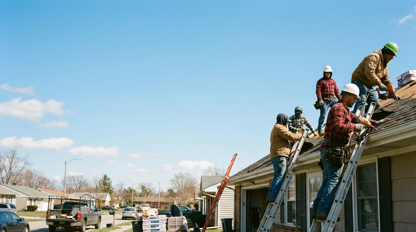 Roofing in Rushsylvania, OH near me